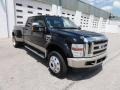 2009 Black Ford F450 Super Duty King Ranch Crew Cab 4x4 Dually  photo #4