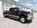 2009 Black Ford F450 Super Duty King Ranch Crew Cab 4x4 Dually  photo #6