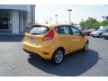 2011 Yellow Blaze Metallic Tri-Coat Ford Fiesta SES Hatchback  photo #3