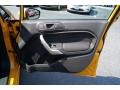 Charcoal Black/Blue Cloth Door Panel Photo for 2011 Ford Fiesta #49968393