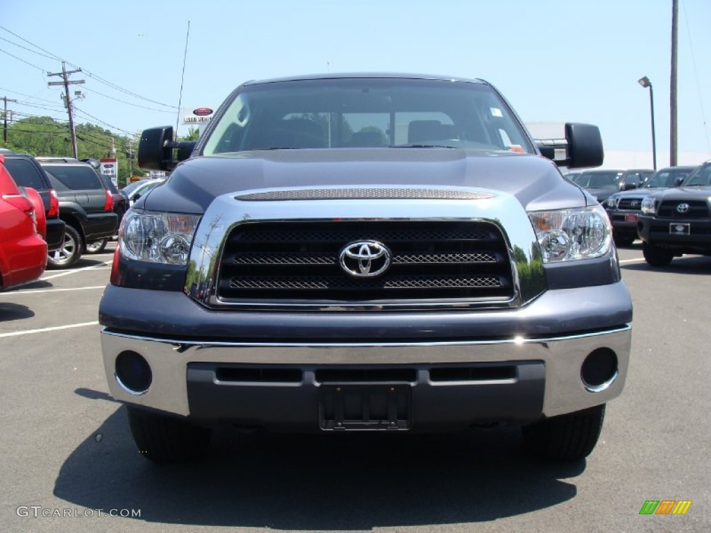 2007 Tundra SR5 Double Cab 4x4 - Slate Metallic / Black photo #2