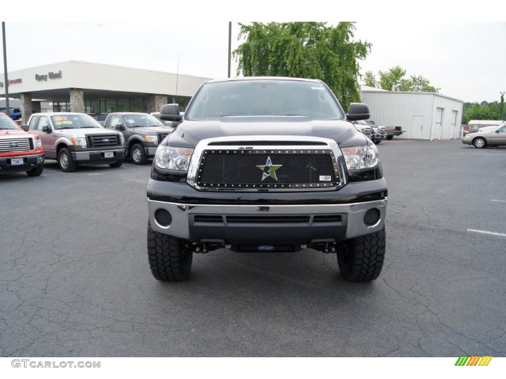 2011 Tundra CrewMax 4x4 - Black / Graphite Gray photo #7