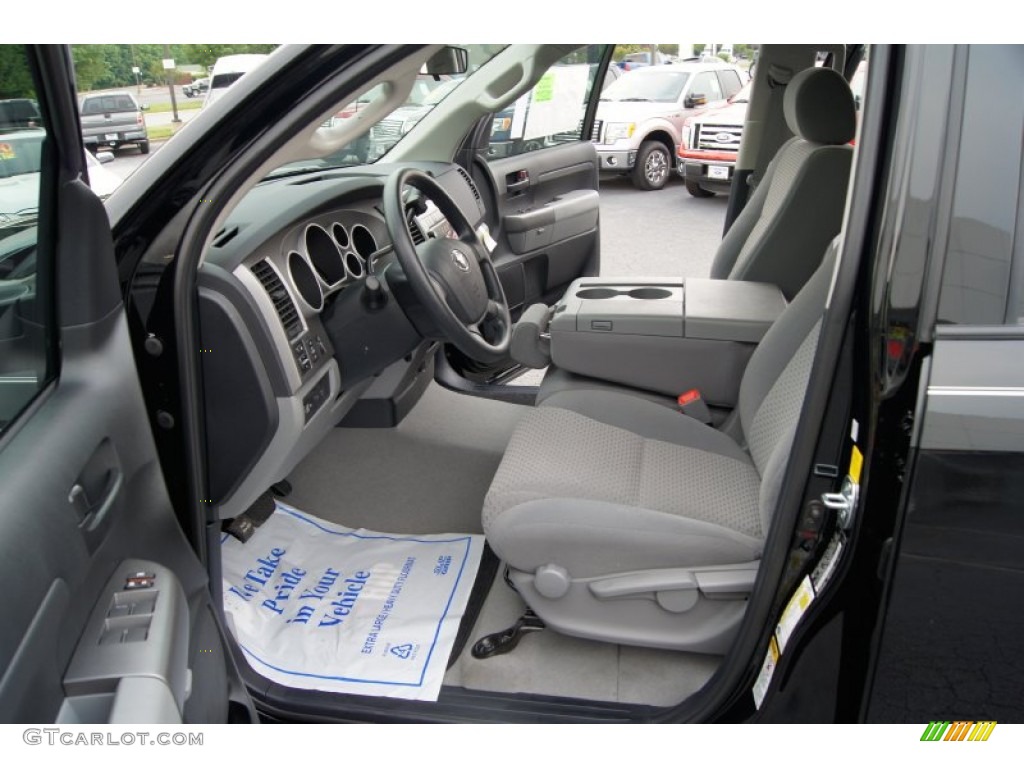 2011 Tundra CrewMax 4x4 - Black / Graphite Gray photo #8