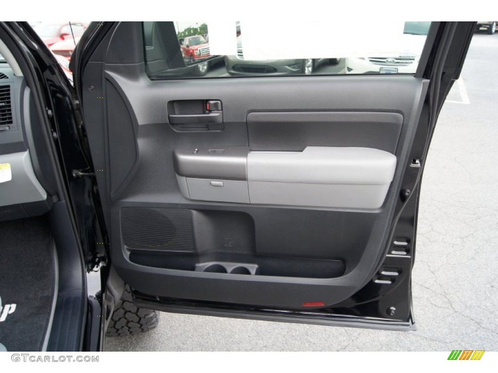 2011 Toyota Tundra CrewMax 4x4 Graphite Gray Door Panel Photo #49968933