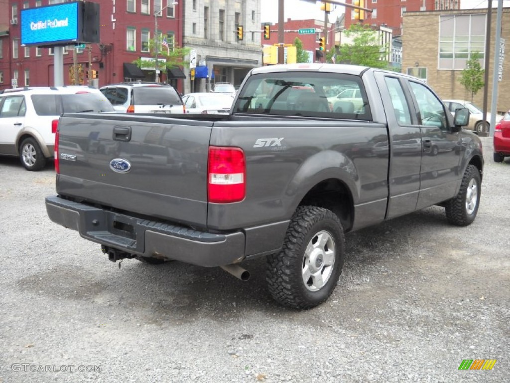 2004 F150 STX SuperCab 4x4 - Dark Shadow Grey Metallic / Medium Graphite photo #2