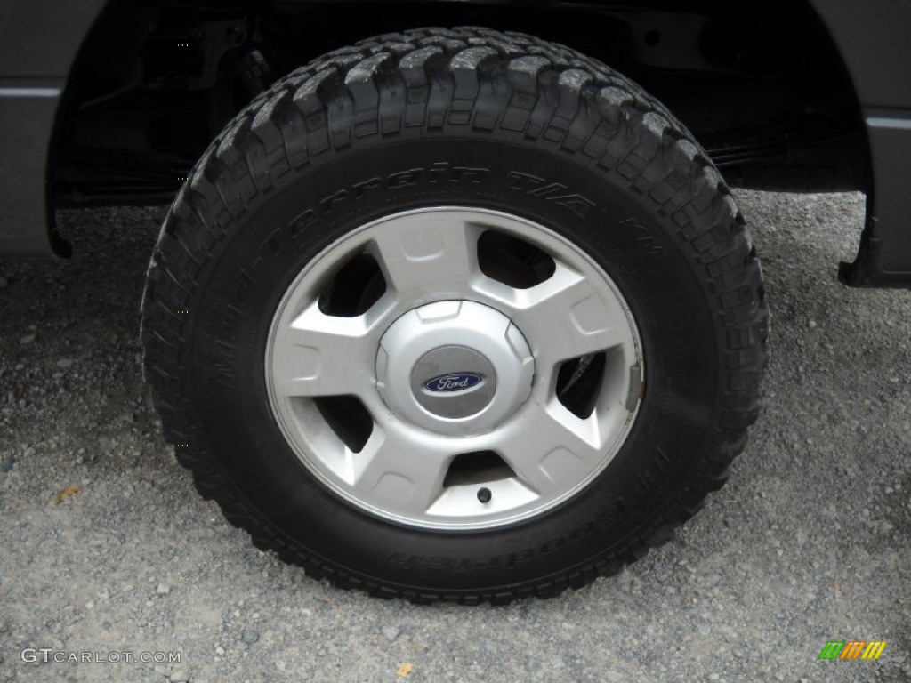 2004 F150 STX SuperCab 4x4 - Dark Shadow Grey Metallic / Medium Graphite photo #13