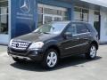 Verde Brook Metallic 2011 Mercedes-Benz ML 350 4Matic