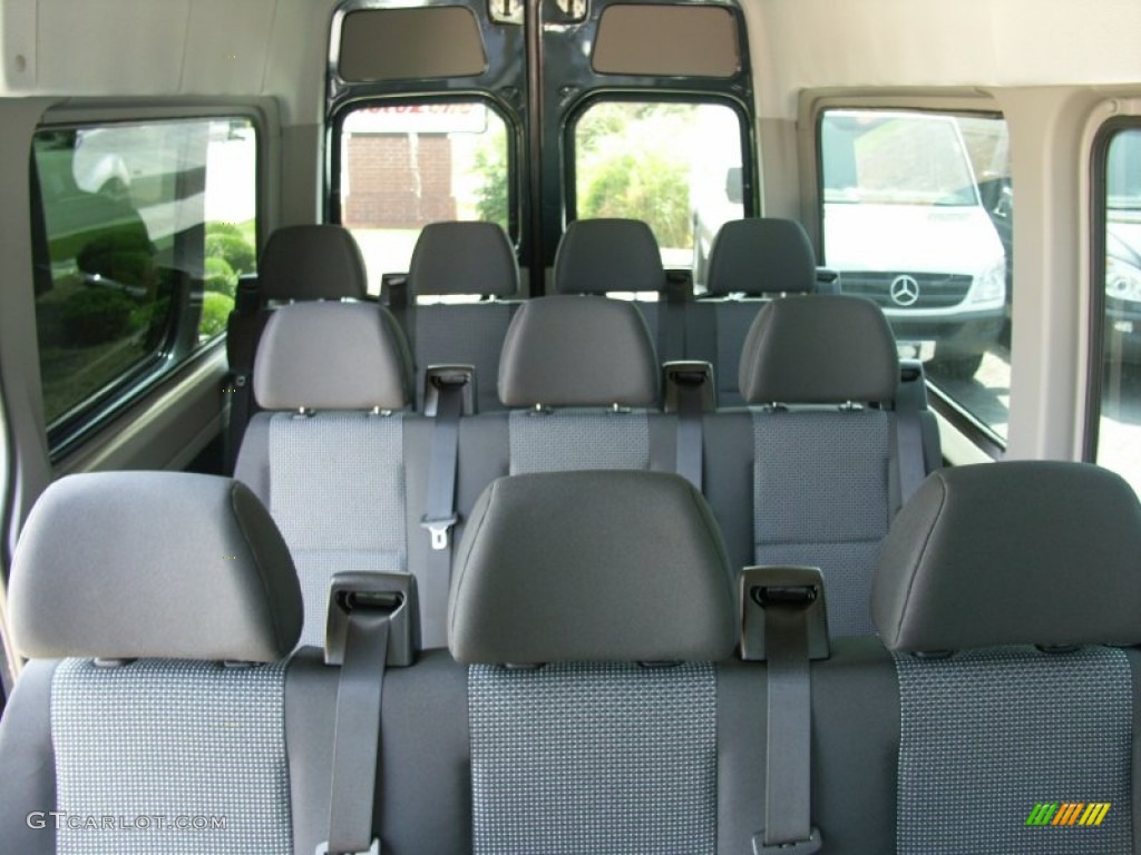 Black Interior 2011 Mercedes-Benz Sprinter 2500 High Roof Passenger Van Photo #49973043