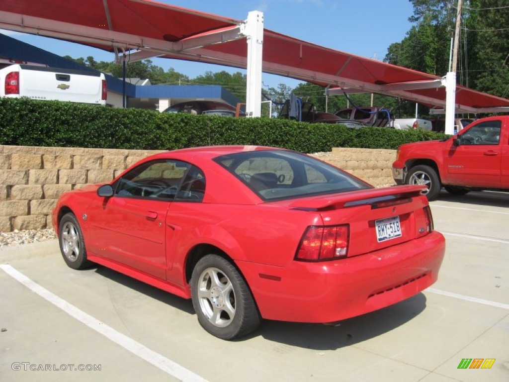 2004 Mustang V6 Coupe - Torch Red / Medium Graphite photo #1