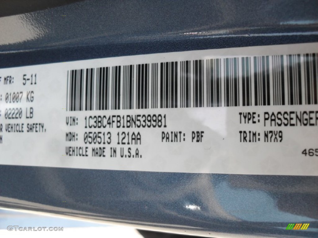 2011 200 Color Code PBF for Sapphire Crystal Metallic Photo #49974633