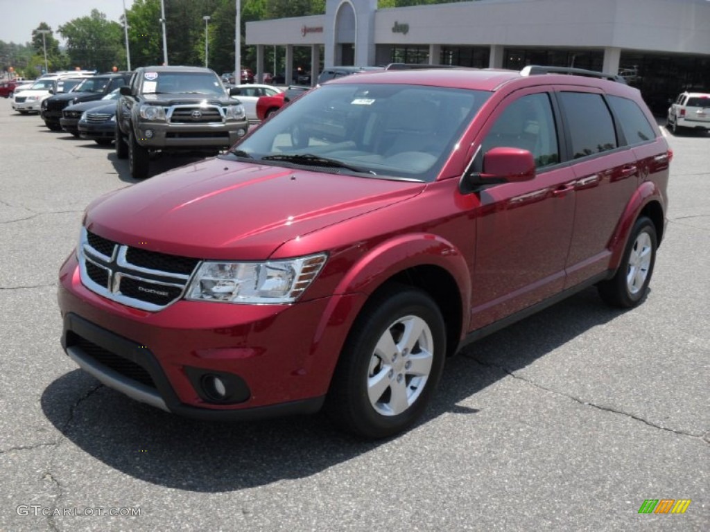 Deep Cherry Red Crystal Pearl Dodge Journey