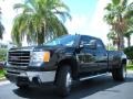 Black Onyx 2008 GMC Sierra 3500HD SLT Crew Cab 4x4 Dually Exterior