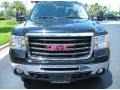 2008 Black Onyx GMC Sierra 3500HD SLT Crew Cab 4x4 Dually  photo #3