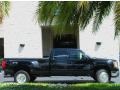 2008 Black Onyx GMC Sierra 3500HD SLT Crew Cab 4x4 Dually  photo #5