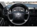 Black 2000 Volkswagen Jetta GLS Sedan Steering Wheel