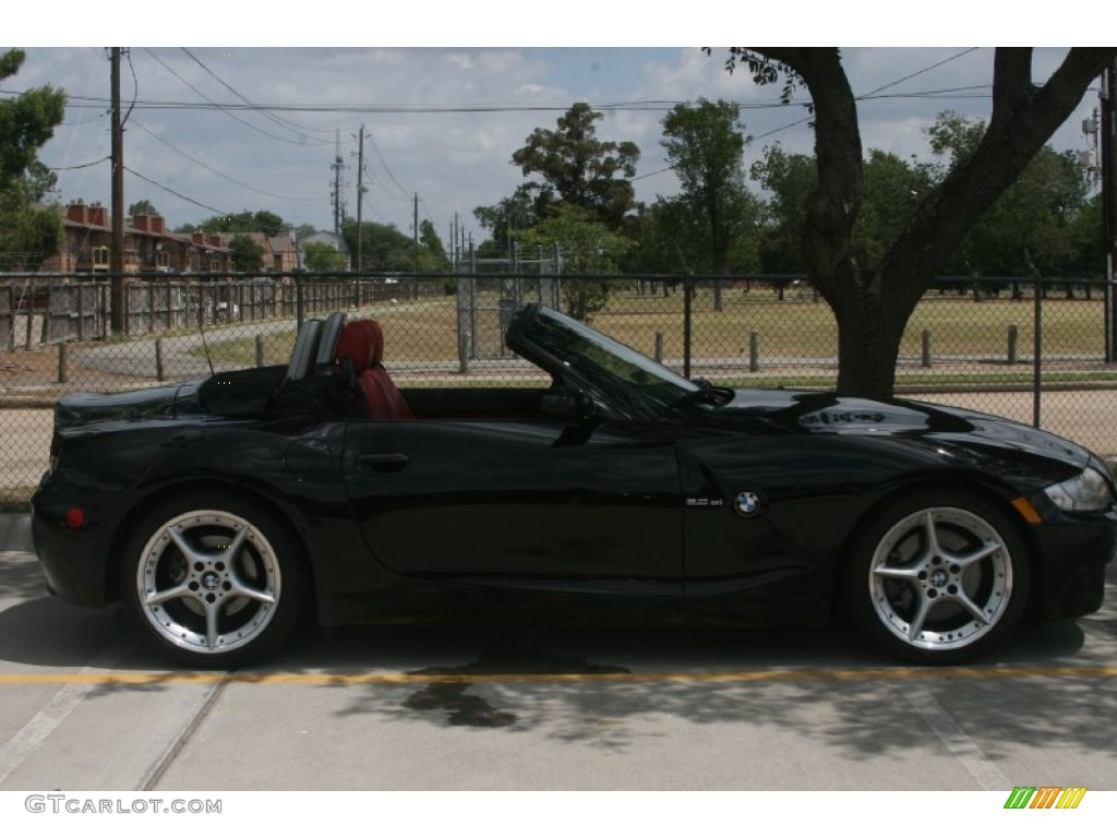 2007 Z4 3.0si Roadster - Jet Black / Black photo #4