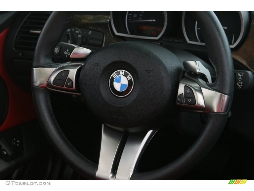 2007 Z4 3.0si Roadster - Jet Black / Black photo #7