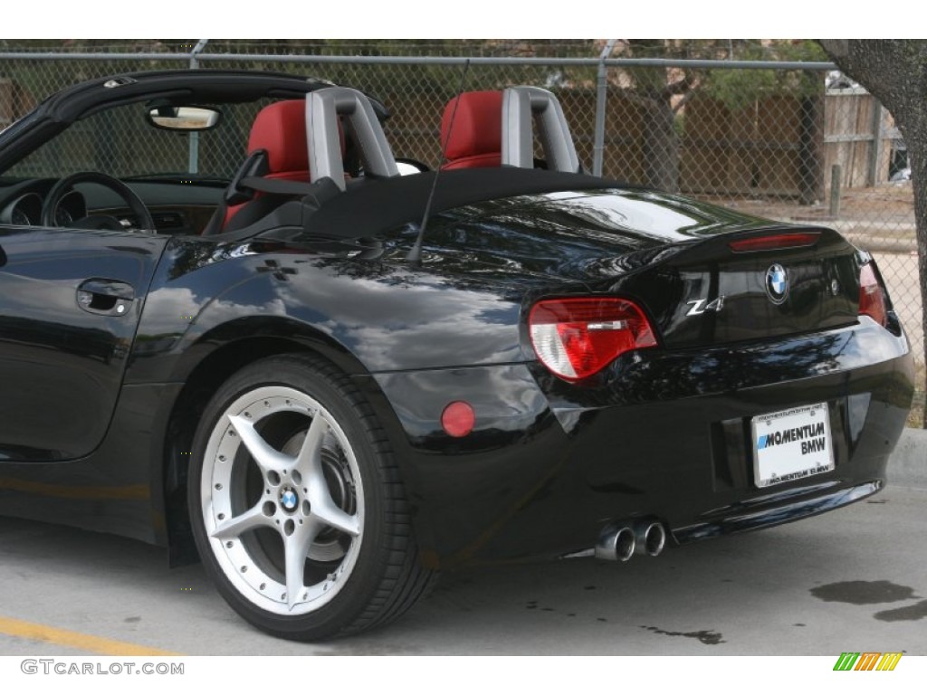 2007 Z4 3.0si Roadster - Jet Black / Black photo #16
