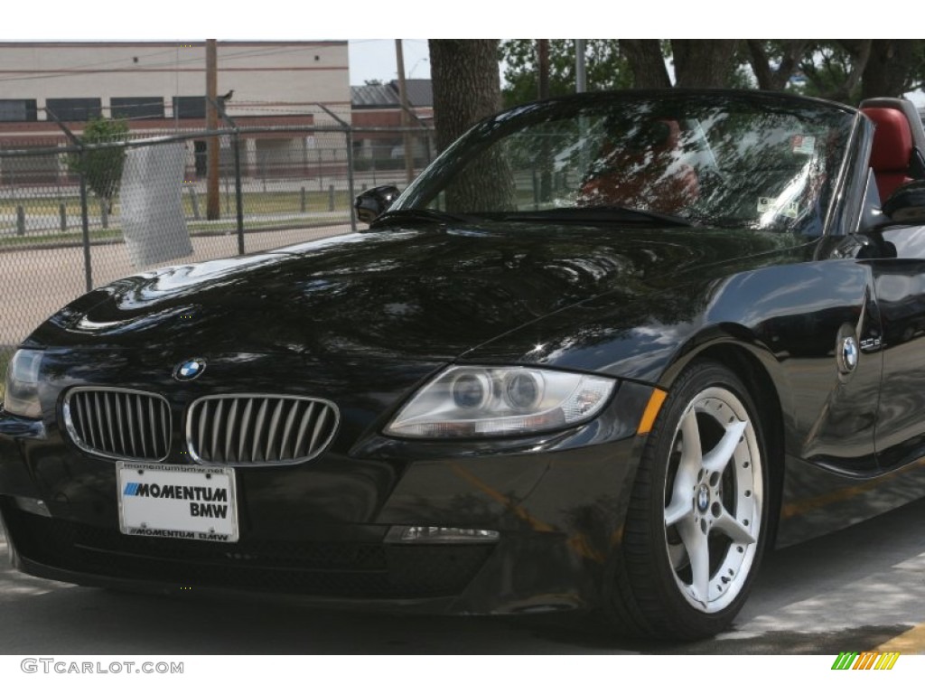 2007 Z4 3.0si Roadster - Jet Black / Black photo #17