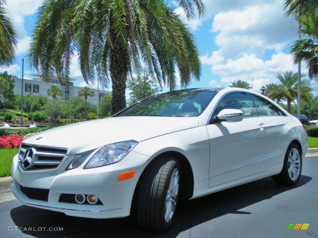 Arctic White 2010 Mercedes-Benz E 350 Coupe Exterior Photo #49977732