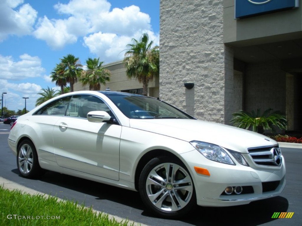 Arctic White 2010 Mercedes-Benz E 350 Coupe Exterior Photo #49977771