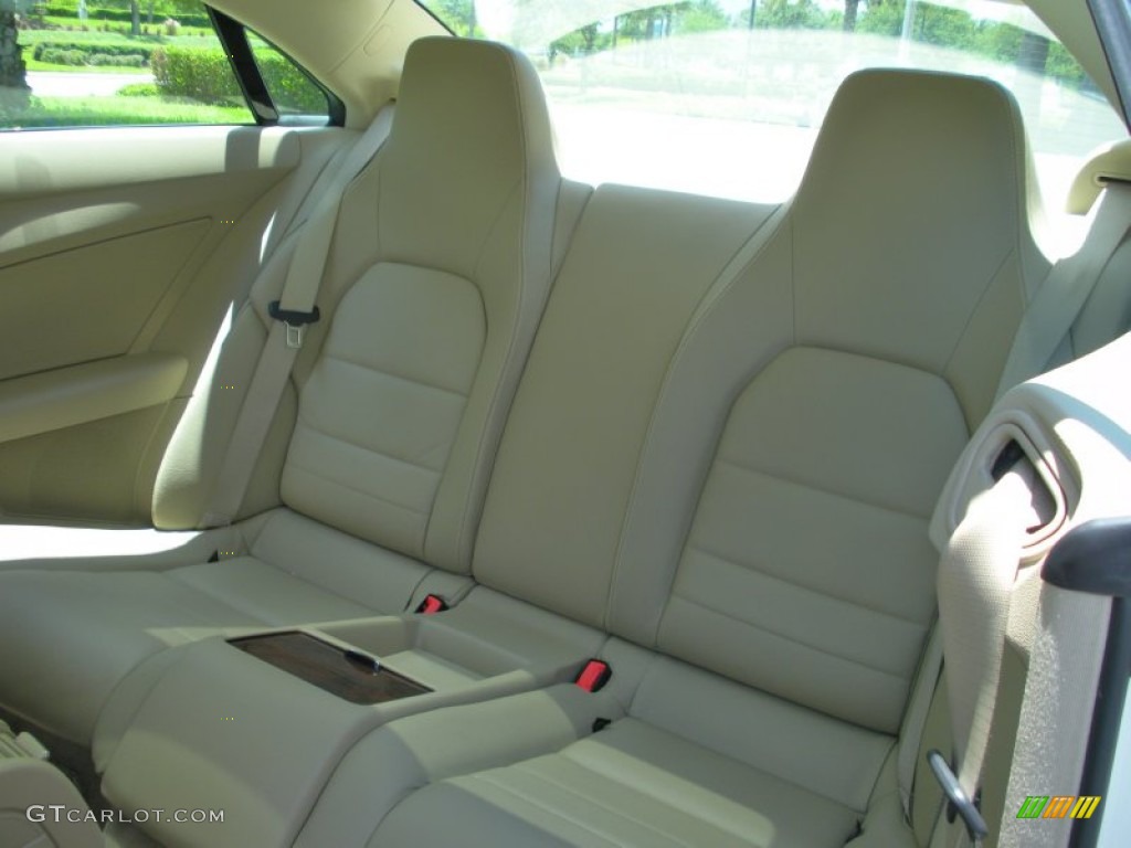 Almond Beige Interior 2010 Mercedes-Benz E 350 Coupe Photo #49977942