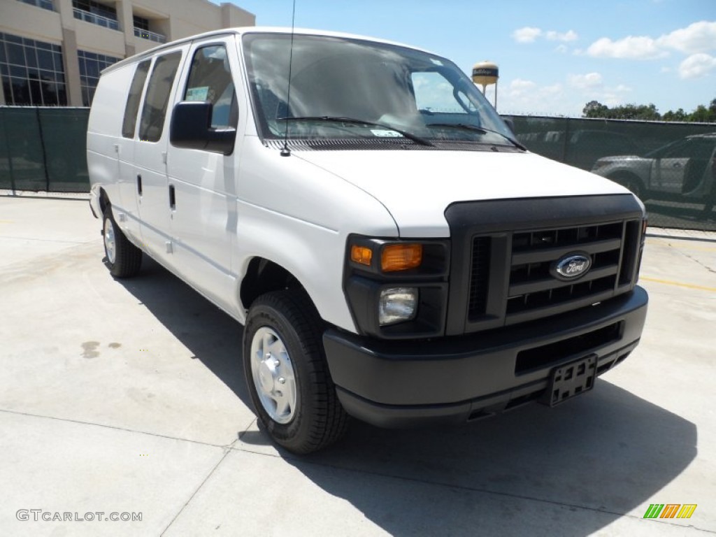 Oxford White Ford E Series Van