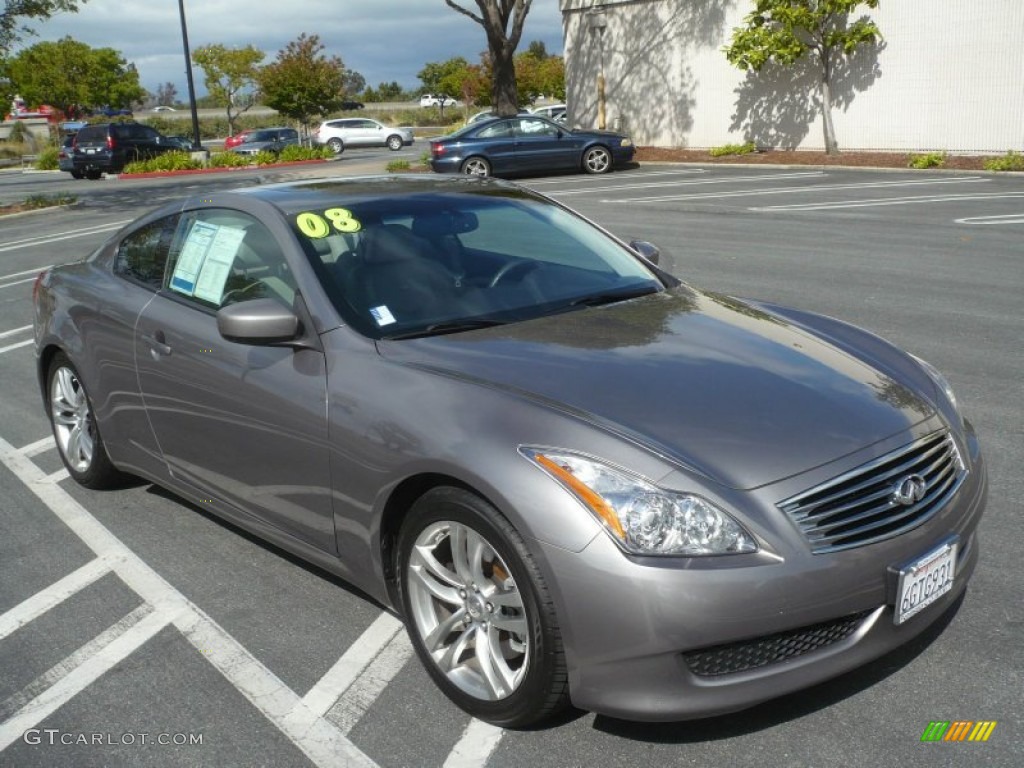 Platinum Graphite Gray 2008 Infiniti G 37 Journey Coupe Exterior Photo #49979178