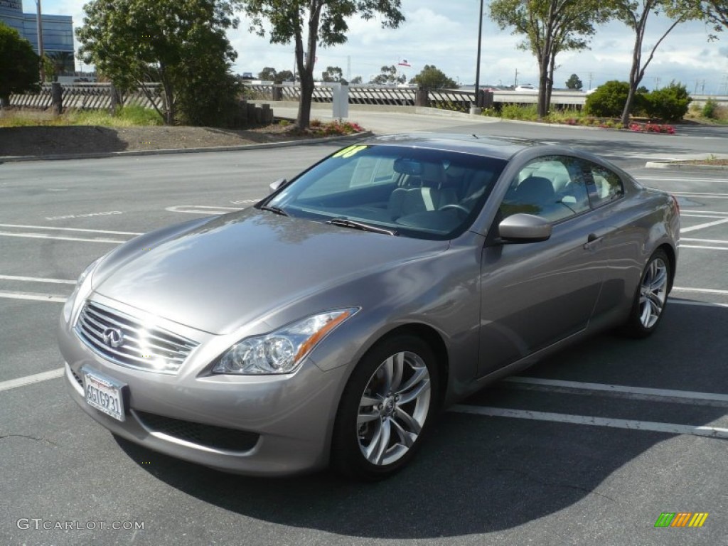 Platinum Graphite Gray 2008 Infiniti G 37 Journey Coupe Exterior Photo #49979211