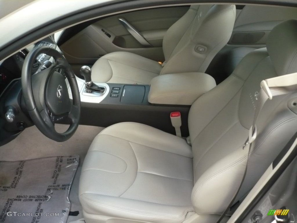 Stone Interior 2008 Infiniti G 37 Journey Coupe Photo #49979379