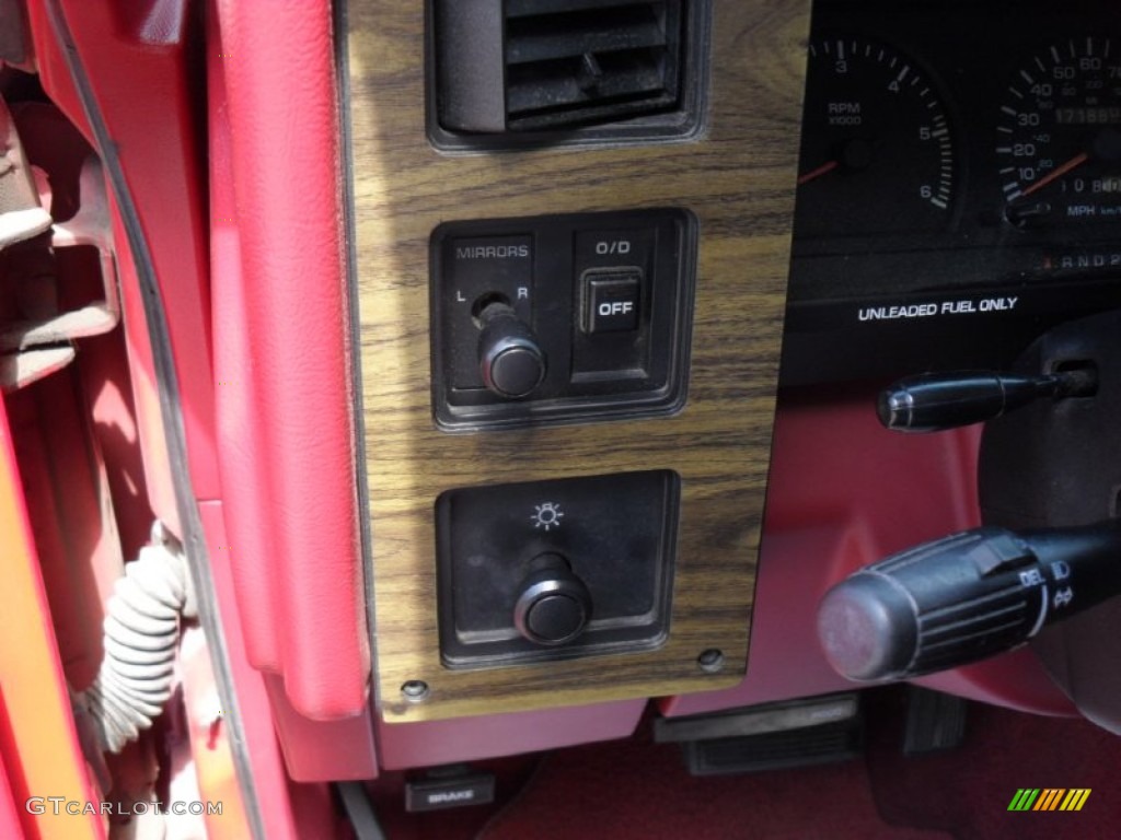 1994 Dodge Dakota SLT Extended Cab Controls Photo #49979535
