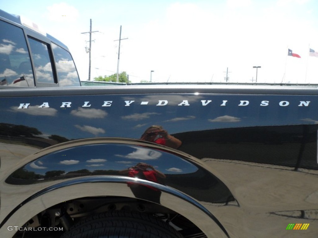 2011 F150 Harley-Davidson SuperCrew - Tuxedo Black Metallic / Black/Silver Smoke photo #18