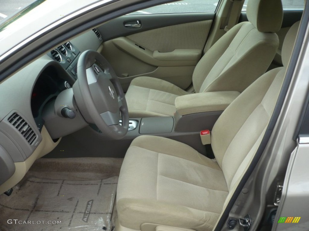 Blond Interior 2007 Nissan Altima Hybrid Photo #49980060