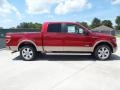 2011 Red Candy Metallic Ford F150 Lariat SuperCrew  photo #2