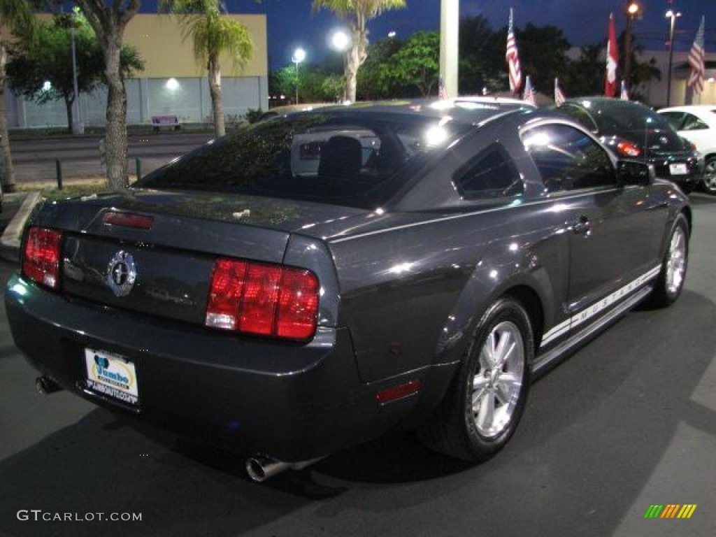 2007 Mustang V6 Deluxe Coupe - Alloy Metallic / Dark Charcoal photo #9