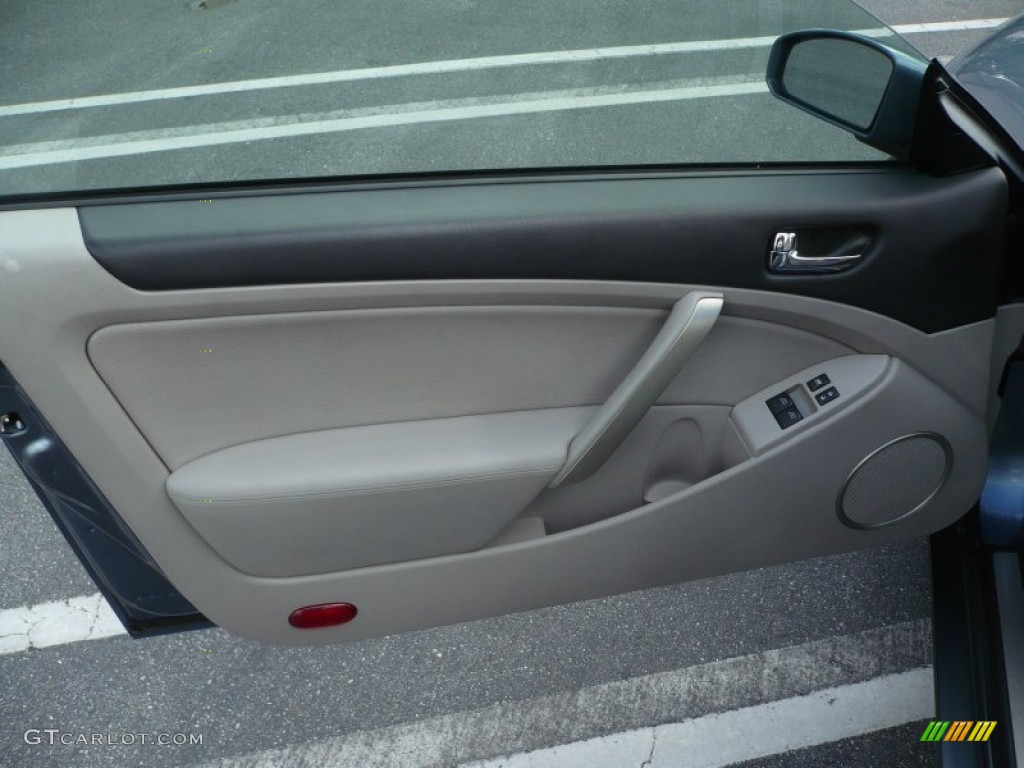 2007 Infiniti G 35 Coupe Stone Gray Door Panel Photo #49980504