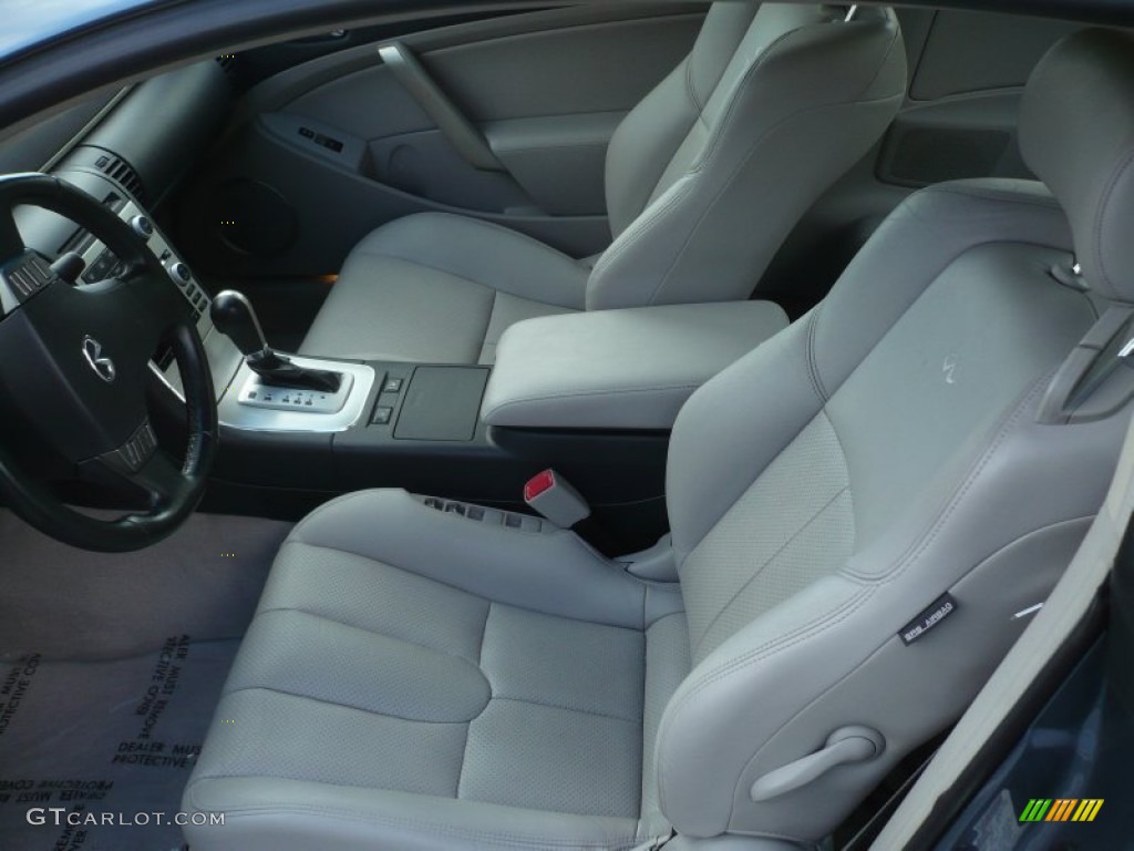 Stone Gray Interior 2007 Infiniti G 35 Coupe Photo #49980513