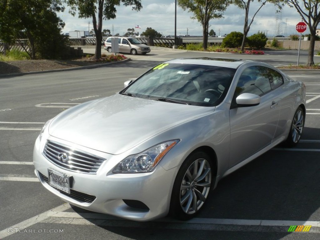 Liquid Platinum Silver 2008 Infiniti G 37 S Sport Coupe Exterior Photo #49980985