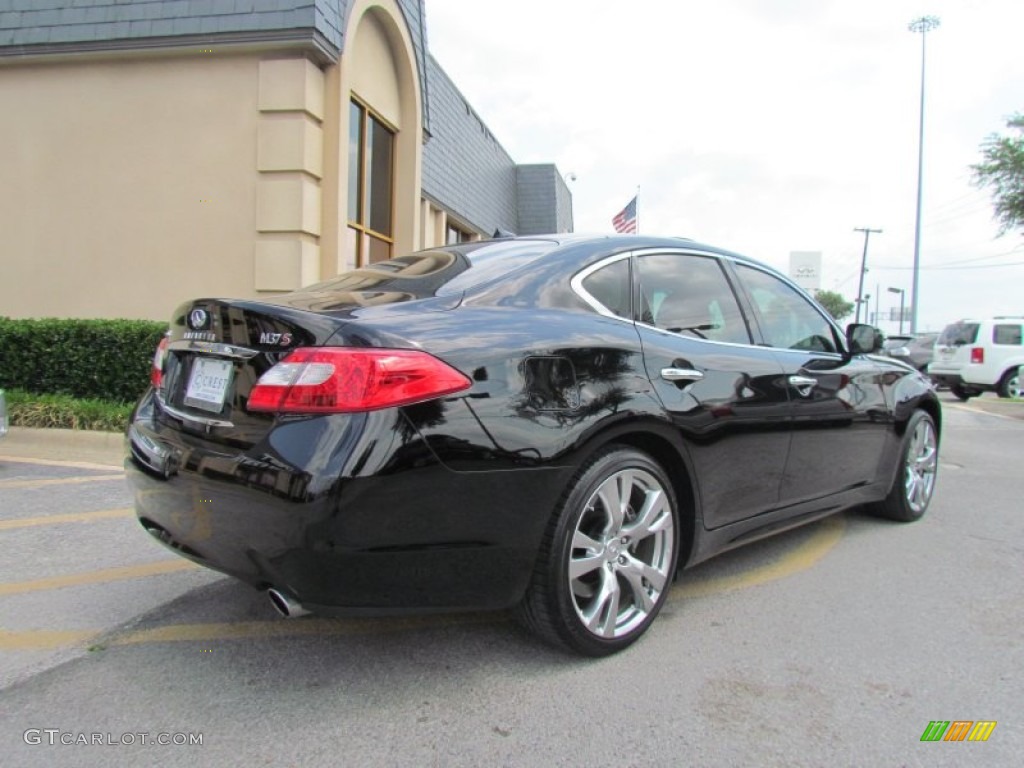 Black Obsidian 2011 Infiniti M 37 S Sedan Exterior Photo #49981884