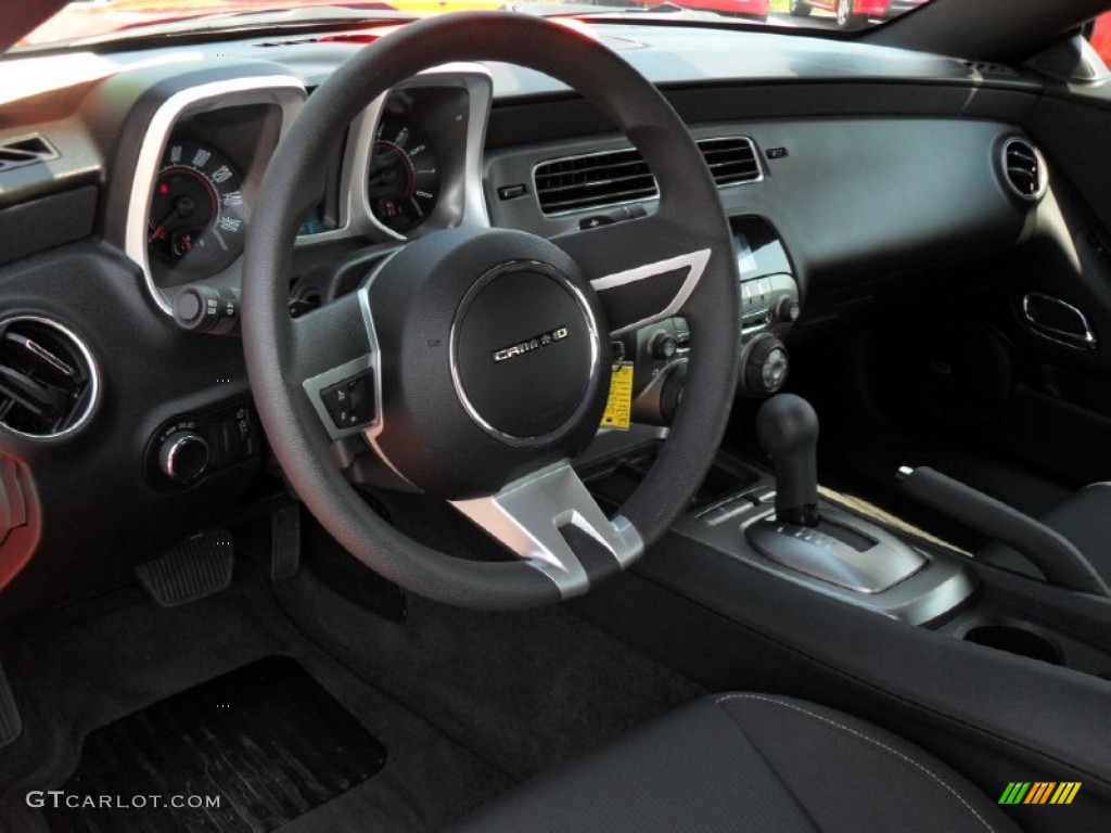 2010 Camaro LT/RS Coupe - Inferno Orange Metallic / Black photo #22