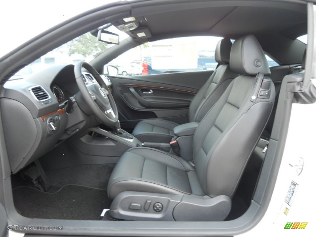 Titan Black Interior 2012 Volkswagen Eos Lux Photo #49984080
