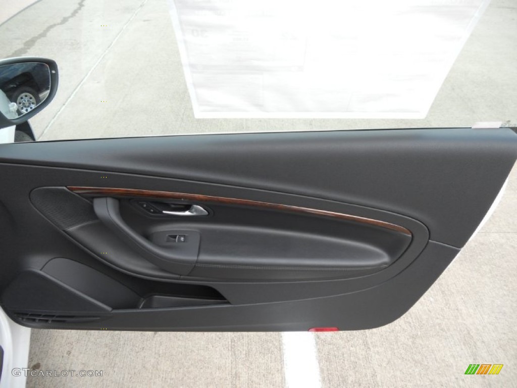2012 Volkswagen Eos Lux Titan Black Door Panel Photo #49984095