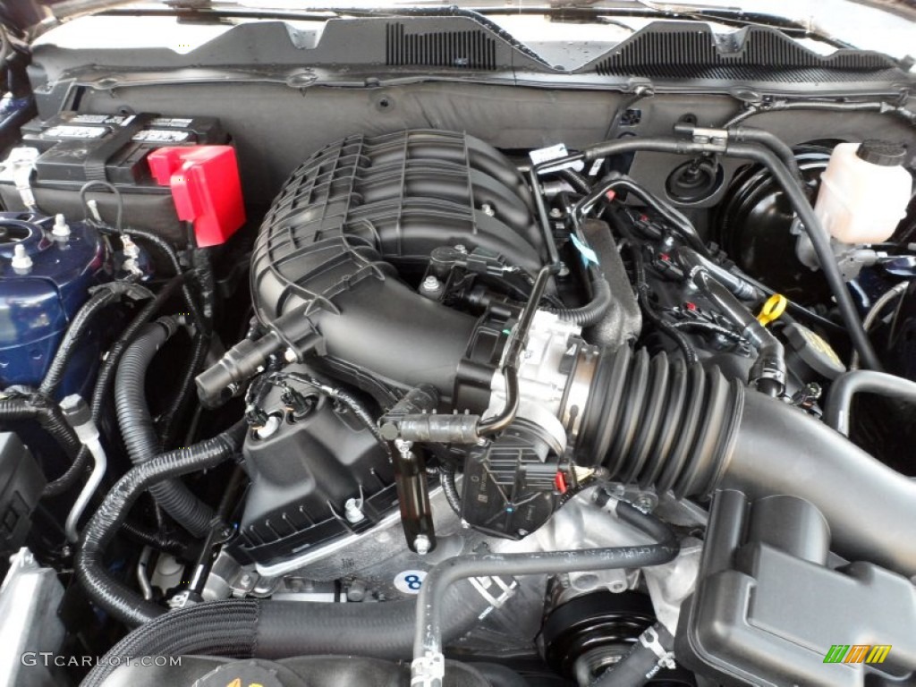 2012 Ford Mustang V6 Coupe 3.7 Liter DOHC 24-Valve Ti-VCT V6 Engine Photo #49984152