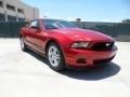 Red Candy Metallic 2012 Ford Mustang V6 Coupe Exterior