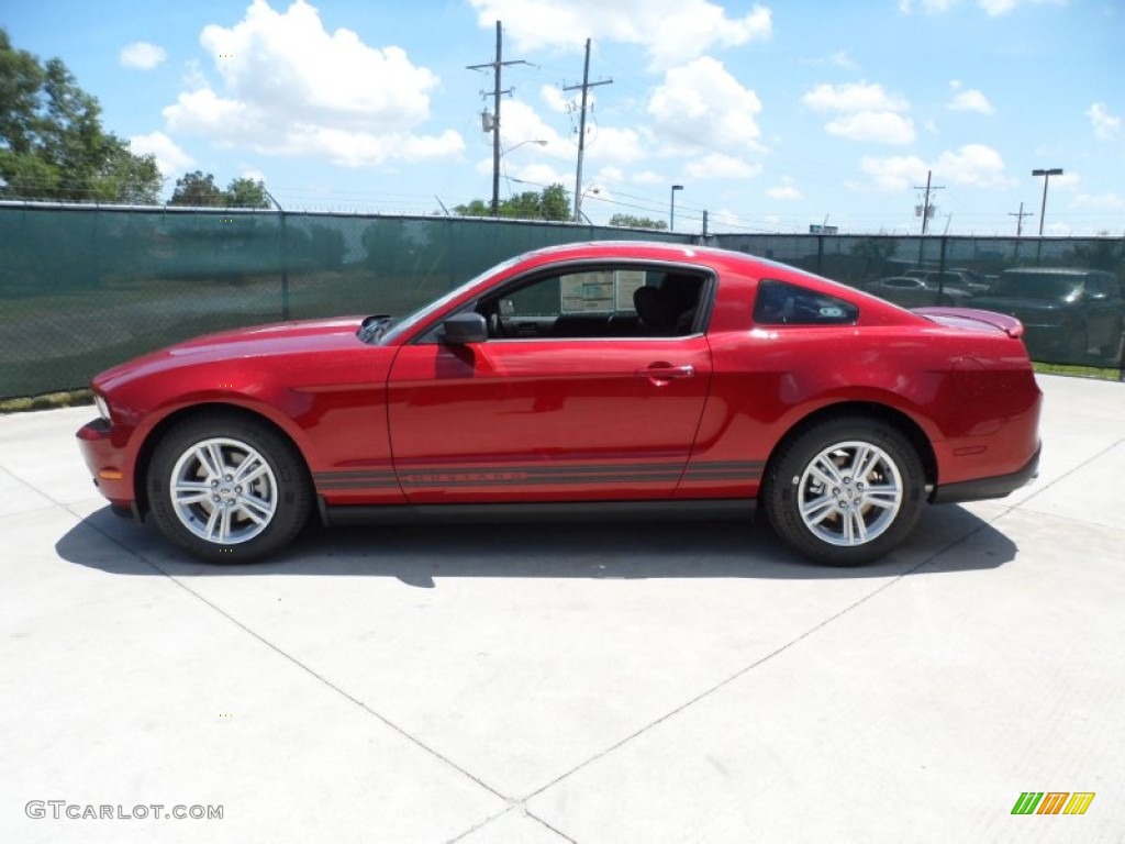 Red Candy Metallic 2012 Ford Mustang V6 Coupe Exterior Photo #49984470