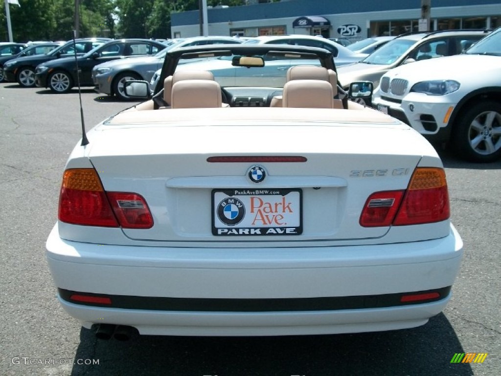 2004 3 Series 325i Convertible - Alpine White / Sand photo #6