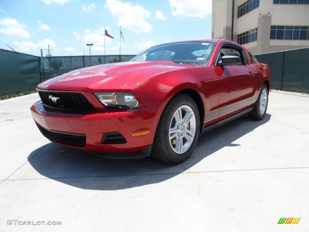 Red Candy Metallic 2012 Ford Mustang V6 Coupe Exterior Photo #49984485