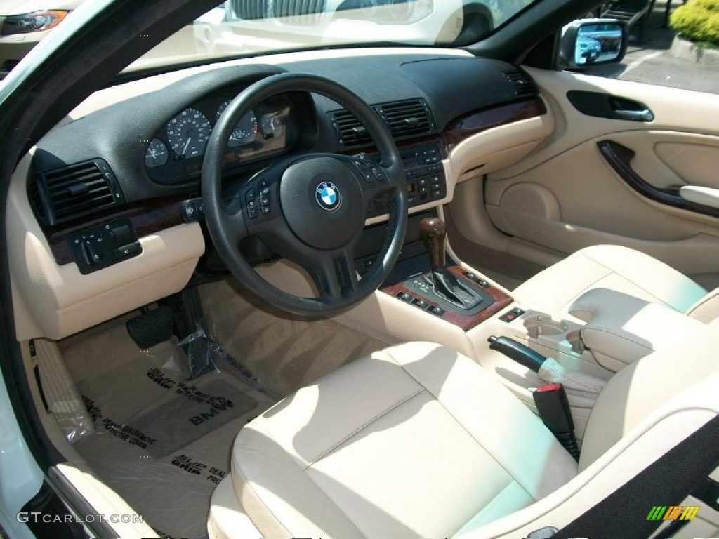 2004 3 Series 325i Convertible - Alpine White / Sand photo #10