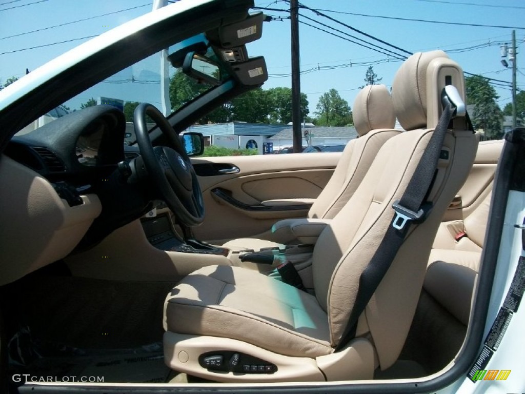 2004 3 Series 325i Convertible - Alpine White / Sand photo #11