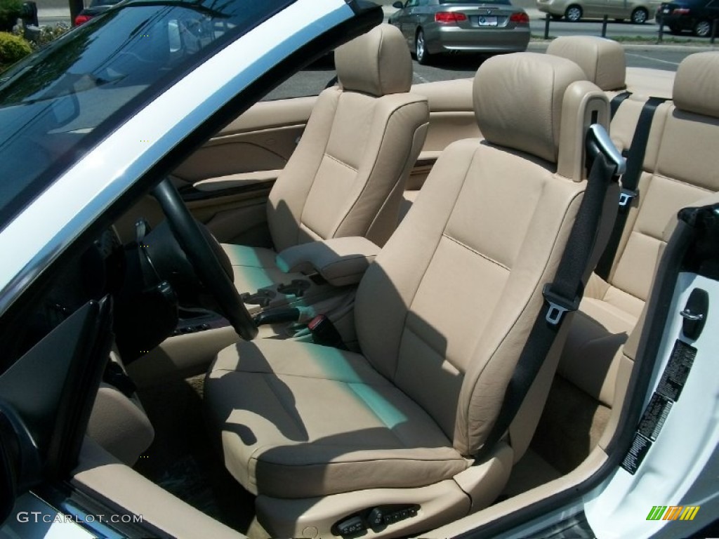 2004 3 Series 325i Convertible - Alpine White / Sand photo #12